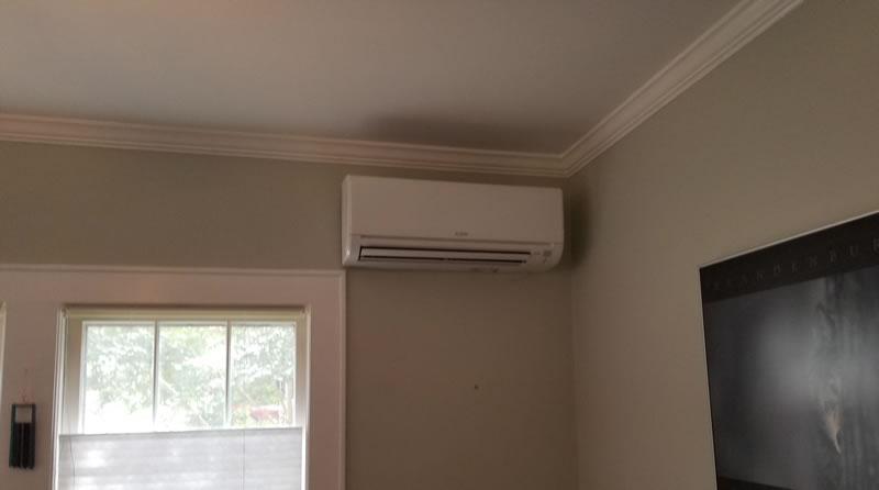 Ductless Mini Split Air Conditioning System Installation